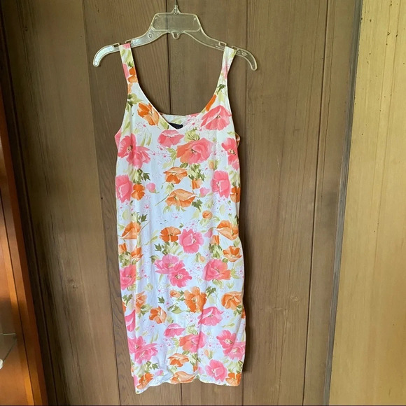 Cinammon Girl Hawaii Y2K Mini Sleeveless Womens Floral Dress Size Small - Picture 1 of 5